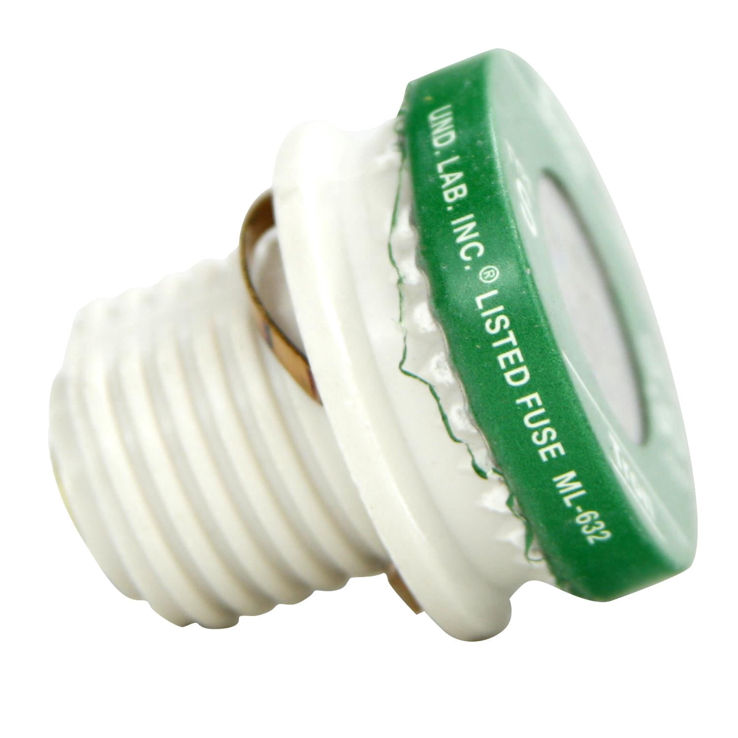 Diodesy- Pack of 4 SL25/4PK Bussman 25 Amp Time Delay, Green Rejection Fits Fuse Block, Screw-in Body, Series-S Plug Fuse, 125 Volts, UL Listed