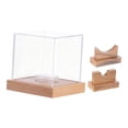 thumbnail image 4 of Vitrina acrílica para béisbol, soporte para bates de béisbol, estante para exhibición, regalo deportivo Madera clara, 4 of 8