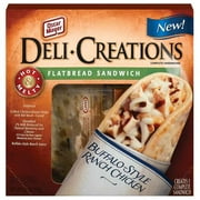 Oscar Mayer: Buffalo-Style Ranch Chicken Deli Creations Flatbread Sandwich, 4.9 oz