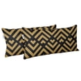 thumbnail image 2 of VargottamIndoor/OutdoorPolyester FabricLumbarPillowCover,All-Weather Waterproof Rectangular Cushion Case for Patio Furniture,12" x 18"Set of 2 -Abstracts-13, 2 of 6