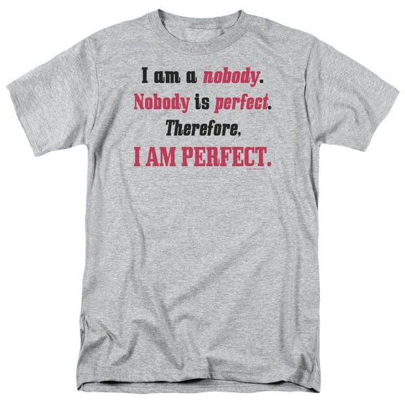 - I Am Perfect - Short Sleeve Shirt - X-Large
