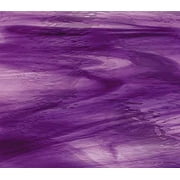 OCEANSIDE STAINED/FUSING GLASS SHEETS - VIOLET/PALE PURPLE WATERGLASS (Small 8" x 10")