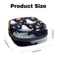 thumbnail image 2 of Sanitary Napkin Pouch: Small Bag for Period Supplies and Makeup Brushes, 2 of 6