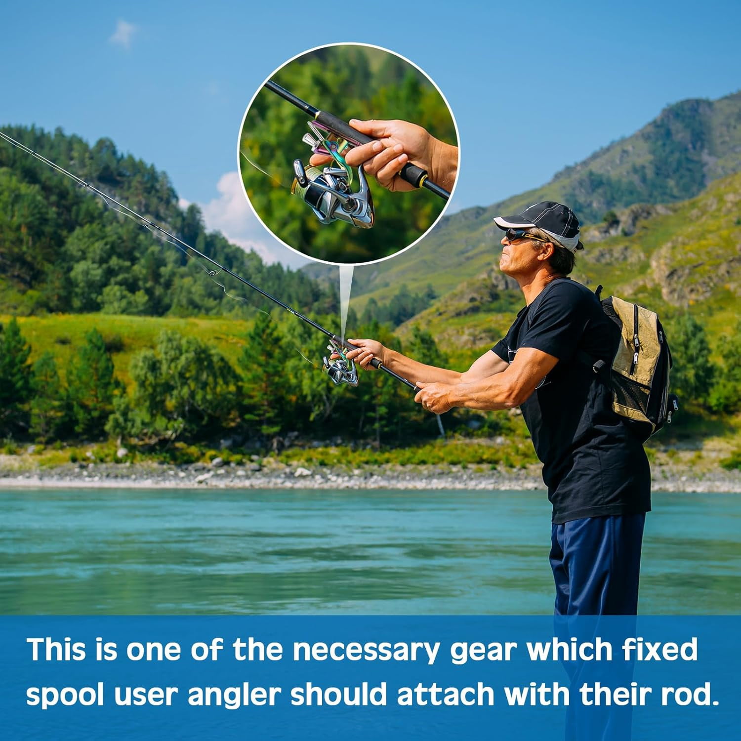ABCISI 4 Pcs Cast Surf Fishing Trigger, Sea Fishing Casting Trigger Aid, Surf Gear with Thumb Button for Pole Rod Shore Beach, ABS Primos Stick Accessories for Smooth Casting, Durable Bait Launcher