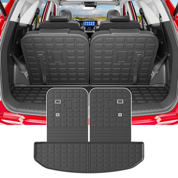 Powoq Alfombrilla Para Maletero Compatible Con Kia Sorento/Hybrid/Phev 2021-2026 Con Alfombrillas De Respaldo De Repuesto Para Kia Sorento 2021 2022 2023 2024 2025 2026 Accesorios