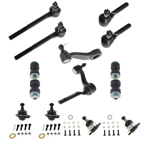 TRQ Front Suspension Tie Rods Ball Joints Kit for Chevy GMC Isuzu Oldsmobile PSA56109
