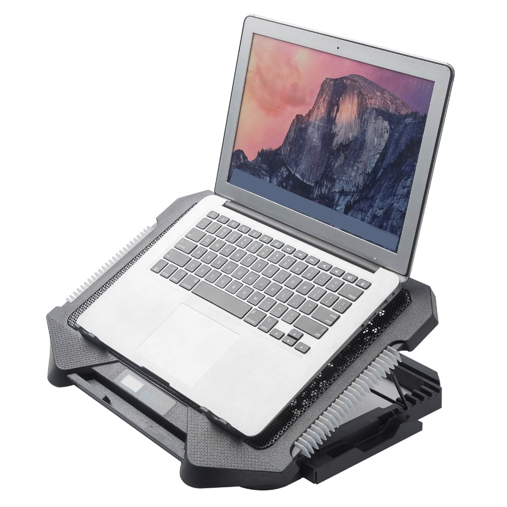 LED Laptop Cooling Pad Gaming Laptop Coolers Laptop Fan Cooling Stand with Quiet Cooling Fan for Laptop 2 USB Port