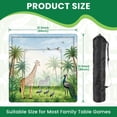 thumbnail image 2 of Mahjong Mat 31.5" x 31.5" Tropical forest wild mural jungle birds animal Non-Slip Noise Reduction American Mahjong Tiles Table Cover for Dominoes Poker Card Board Games Gift, 2 of 8