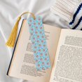 thumbnail image 4 of Kdxio I Am A Fan Popcorn Print Metal Tassel Bookmarks,Perfect Gift for Art Lovers and Bookworms Metal Bookmarks for Women, 4 of 8