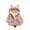 Pink, variant on Godderr 6 Months-5 Years Old Boys Girls Hoodie Jacket for Baby Toddler,Winter Cotton Hooded Jacket,Long Sleeved Sweater down Coats
