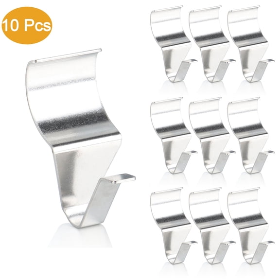 ZHZFKQ Vinyl Siding Hooks Heavy Duty Stainless Steel Hangers Low Profile No Hole Needed Siding Hooks for Hanging Decorations Outdoor Lights Wreaths Camera