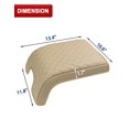 thumbnail image 3 of KBH Car Middle Console Cover for Lincoln Navigator 2007-2014, Leather Armrest Lid Cover Cushion Pad Interior Accessories, Gray, 3 of 8