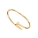 thumbnail image 3 of Brazalete en forma de clavo dorado de oro laminado, 3 of 7