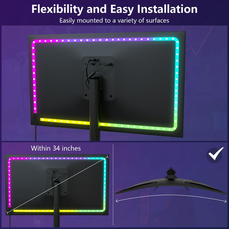 Backlight Pc Monitor Led Strip  Ambient monitor led backlight