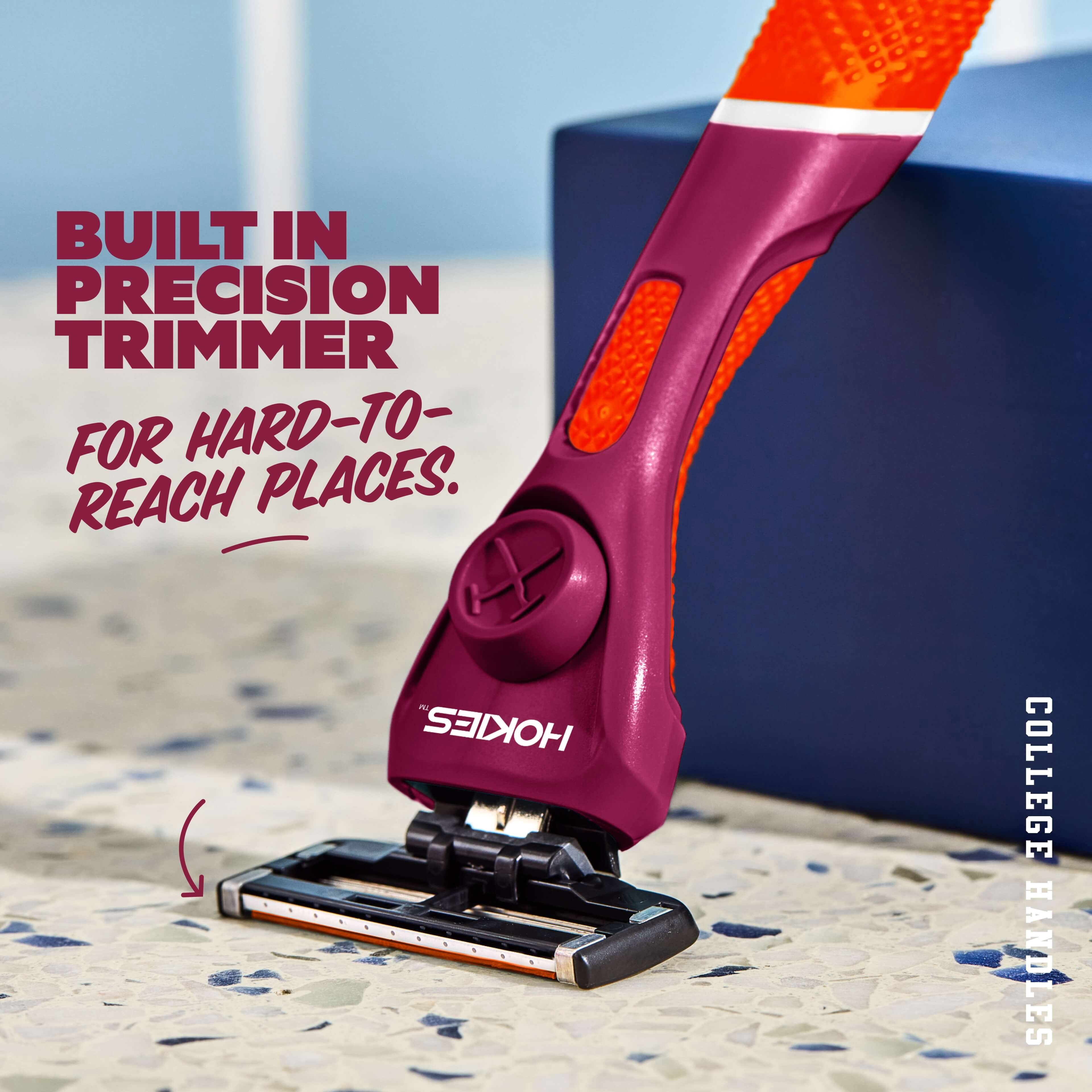 Dollar Shave Club Virginia Tech 6-Blade Razor Starter Set