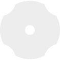 thumbnail image 4 of 18"OD x 3"ID x 6 1/4"C x 1"P Percival Architectural Grade PVC Contemporary Ceiling Medallion, 4 of 11