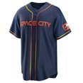 thumbnail image 2 of Camiseta de béisbol de los Astros de Houston para hombre ALTUVE 27# BREGMAN 2# Réplica para adultos Nombre del jugador Camiseta deportiva XL, 2 of 4