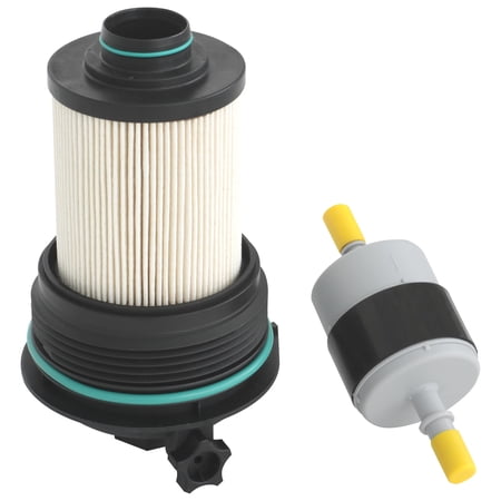 K&N Diesel Fuel Filter: Performance Fuel Filter, Premium Engine Protection, Compatible with 2018-2020 Ford F150 Truck 3.0L V6 Powerstroke Diesel Engines, PF-5100