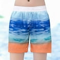 thumbnail image 2 of Boys Shorts Child Girls Casual Style Floral Printing Shorts Summer Hawaii Holiday Beach Pants Size 5 Y-6 Y, 2 of 6