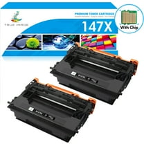 147X Black Toner Cartridge 2-Pack with Chip Compatible Replacement for HP 147X 147A W1470X W1470A for HP Laserjet Enterprise M610n M611dn M611x M612dn M612x MFP M634h M635fht Printer High Yield Ink