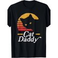 thumbnail image 1 of Cat Daddy vintage 80s style Cat vintage distress T-shirt, 1 of 6