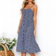 thumbnail image 3 of Vestido informal para mujer Vestido elegante con tirantes finos Vestido de playa de verano bohemio suave FLhrweasw Nuevo, 3 of 9