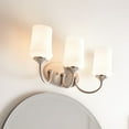 thumbnail image 4 of 45570NIL18 Kichler Lighting Aubrey - 3 Light Bath Vanity Approved for Damp Locations - with Transitional inspirations - 11 inches tall by 21 inches, 4 of 4
