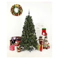 thumbnail image 4 of Christmas Ornaments 102-Piece Set - Shatterproof Tree Decorations - German Pickle & Topper - Black & Multicolor, 4 of 8