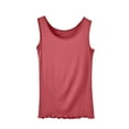thumbnail image 2 of Htigea Women's Summer Tank Tops V Neck Sleeveless Tops Casual Loose Fit Solid Tanks Basic Cami Shirts Today Sales Hot Pink,4XL, 2 of 6
