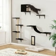Pefilos Cat Wall Shelves and Perches Set of 5, Sleeping Playing
