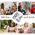 thumbnail image 3 of Work Bestie Gifts for Women, Best Friend Blanket, Friends Blanket for BFF Gifts, Unique Friendship Blanket for Bestie, Bestfriend Gift Ideas - Throw Blankets with Loving Messages 50"x60", 3 of 6