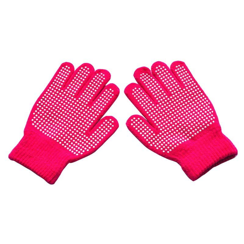 Child's super stretchy "Magic" pimple palm riding gloves Great for little hands 