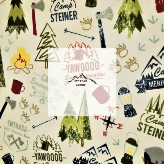 Handmade Sheets or Pillow Cover Boy Scouts Flannel