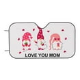 thumbnail image 7 of Picia Love You Mom Curved Windshield Sunshade Accordion Folding Style Auto Shade for Car Truck SUV Van Blocks UV Ray Sun Visor Protector -Medium, 7 of 7