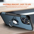 thumbnail image 3 of FIEWESEY for iPhone 13 Pro 6.1 Inch Case, Anti-Scratch Shockproof Case 360 Degree Rotation Finger Ring Holder Kickstand [Work with Magnetic Car Mount] for iPhone 13 Pro 6.1 Inch(Navy), 3 of 6