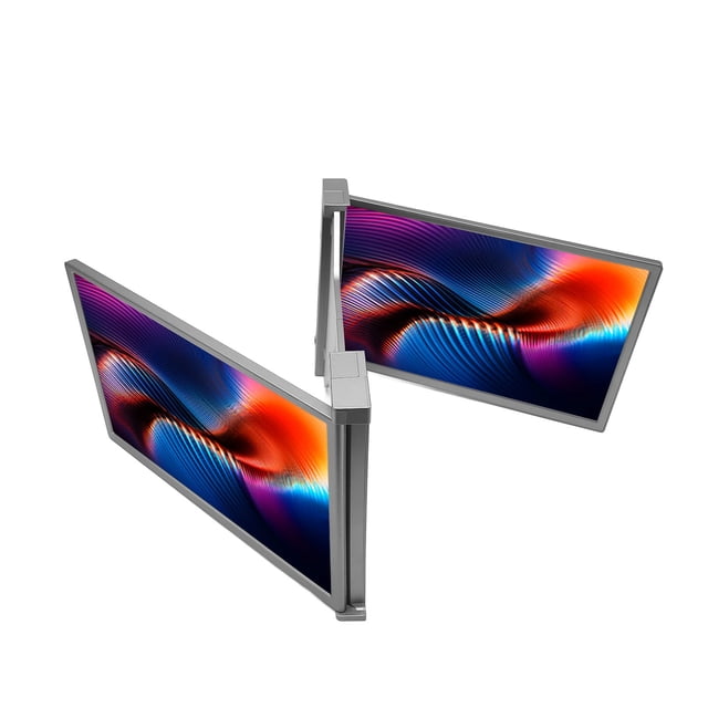 Monitor portátil triple ANGGREK de 14 pulgadas FHD IPS Relación de Visualización 16:10