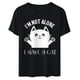 thumbnail image 4 of Camiseta de manga corta con estampado de animales y cuello redondo suelto a la moda de verano para mujer Pompotops hfajkhk134236, 4 of 6