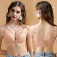 thumbnail image 2 of UoCefik Bras for Women Plus Size Lace Floral Underwear Full Coverage Bras Push Up Adjustable Strap Everyday Bra Soft Shaping T-Shirt Bra 2024 Beige 36C, 2 of 5