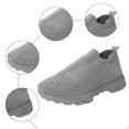 thumbnail image 4 of Rokment Orthopedic Walking Shoes for Women 2026 Spring Fall Breathable Knit Slip on Socks Nursing Running Tennis Driving Sneakers for Outfoot Activities Grey Size 8.5, 4 of 6