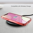 thumbnail image 5 of JETech Glitter Case for iPhone 12 Pro Max, 6.7-Inch, Bling Sparkle Shockproof Phone Bumper Cover, Cute Sparkly for Women and Girls (Red), 5 of 7