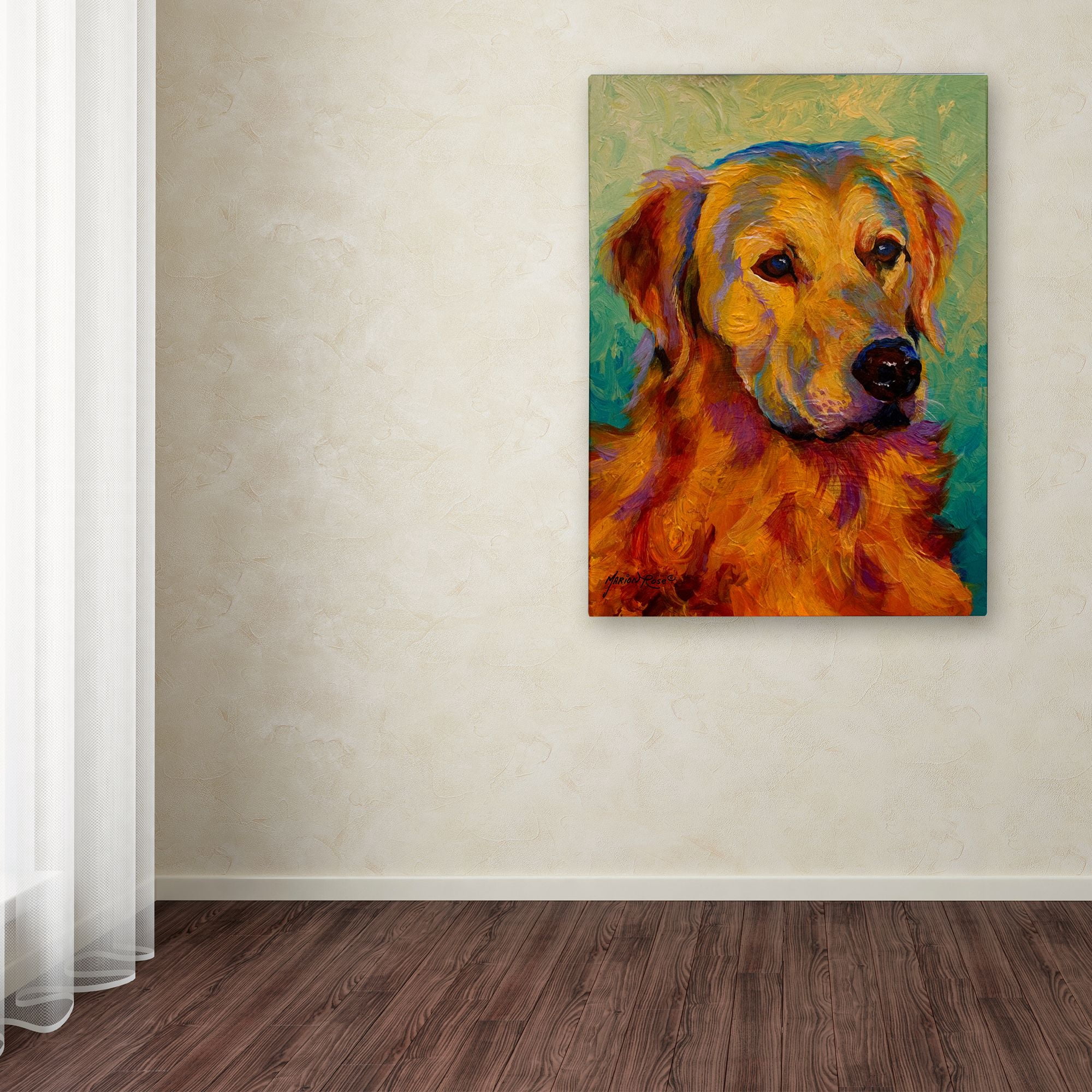Marion Rose 'Den Retriever' Canvas Art
