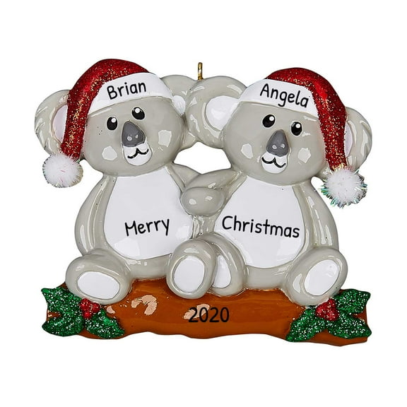 Personalized Couple Koala Christmas Ornaments 2024 Keepsake Ornaments Our First Christmas Together