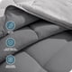 thumbnail image 3 of Edredón de Plumón Alternativo Reversible Bare Home Colección 1800 Tamaño King/Cal King Gris/gris Claro, 3 of 8