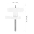 thumbnail image 2 of Mobutofu 20pcs Universal Frame Hanger Invisible Design with Plastic Material, 2 of 8