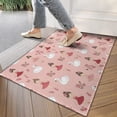 thumbnail image 4 of Pink Ballerina Swan Pattern Door Rugs,Washable Non Slip Door Mats Indoor,Decorative Door Mats,Entry Mat Indoor for Entrance,Bedroom,Kitchen,Bathroom,17"x30", 4 of 6