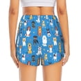 thumbnail image 4 of Goofa Cute Dogs Printed Women 2 in 1 Running Shorts,Quick Dry Athletic Workout Shorts,High Waisted Athletic Shorts with Liner Pockets-XX-Large, 4 of 9
