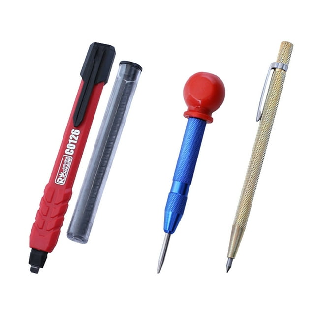 ziyahi 12 Pieces Carpenter Mark Pencil Refill Designing Mechanical Pencils Refill Type 6