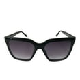 thumbnail image 2 of Quay Australia Level Up Bling Square Oversized Sunglasses Black Smoke 51MM, 2 of 9