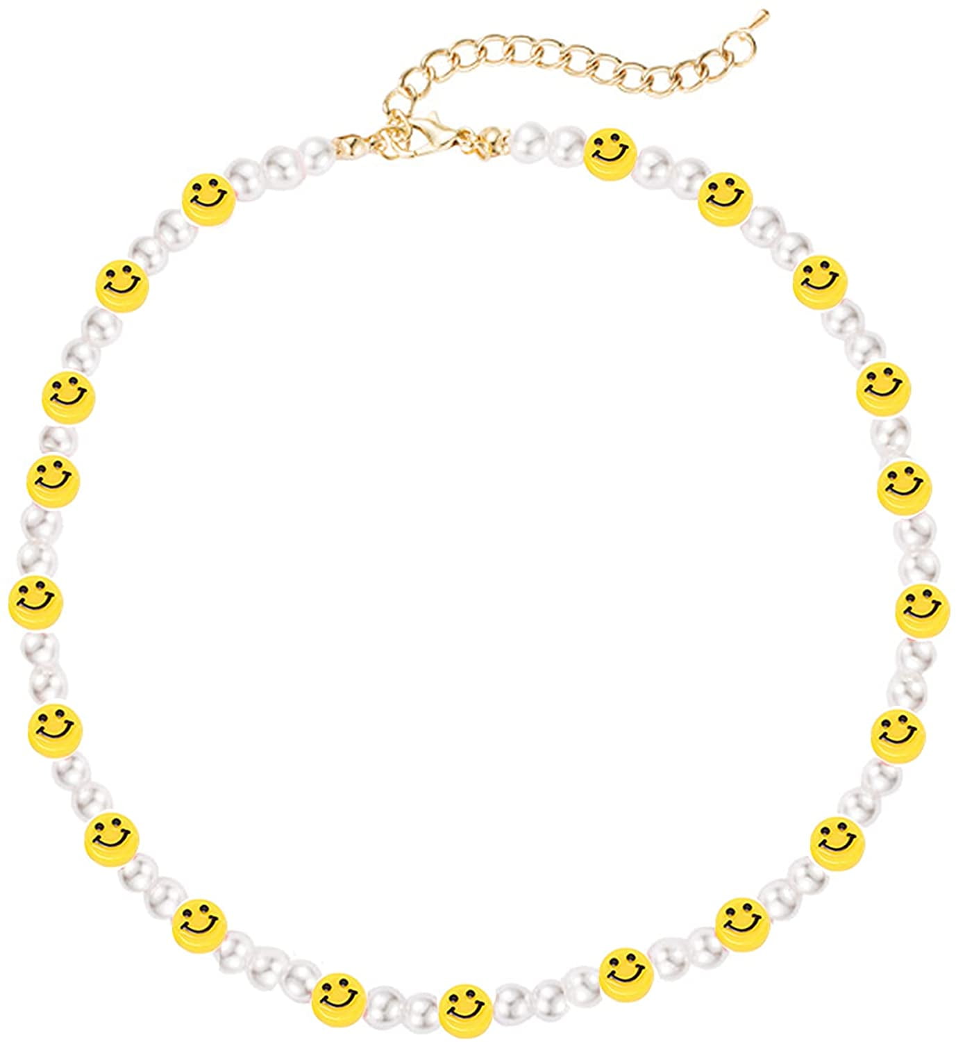 Smiley Face Necklace for Women 