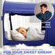 thumbnail image 2 of Carpas de cama Alvantor Dream Tents de tamaño completo, color gris, 2 of 8